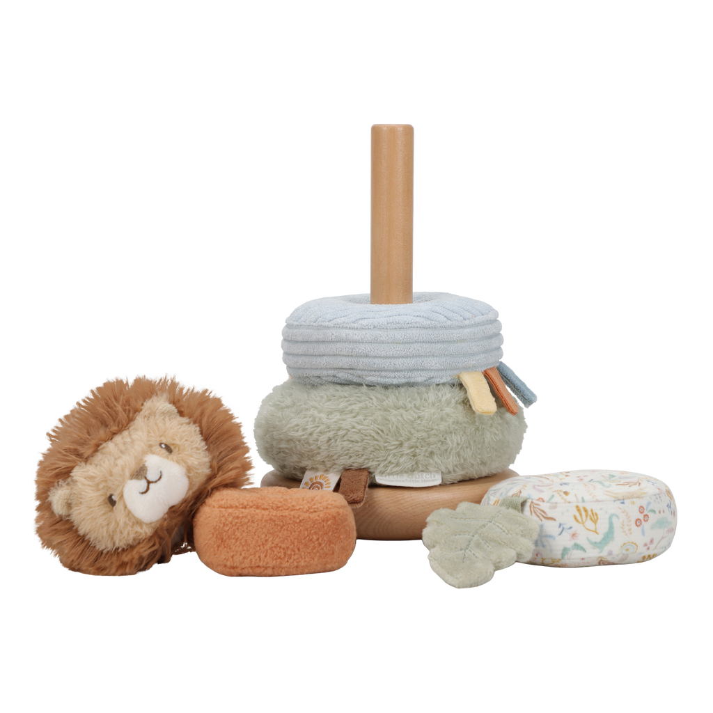 Culbuto à empiler lion enfant – vue de face