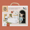 Salle de bain pour maison de poupée Speedy Monkey avec figurine lapin