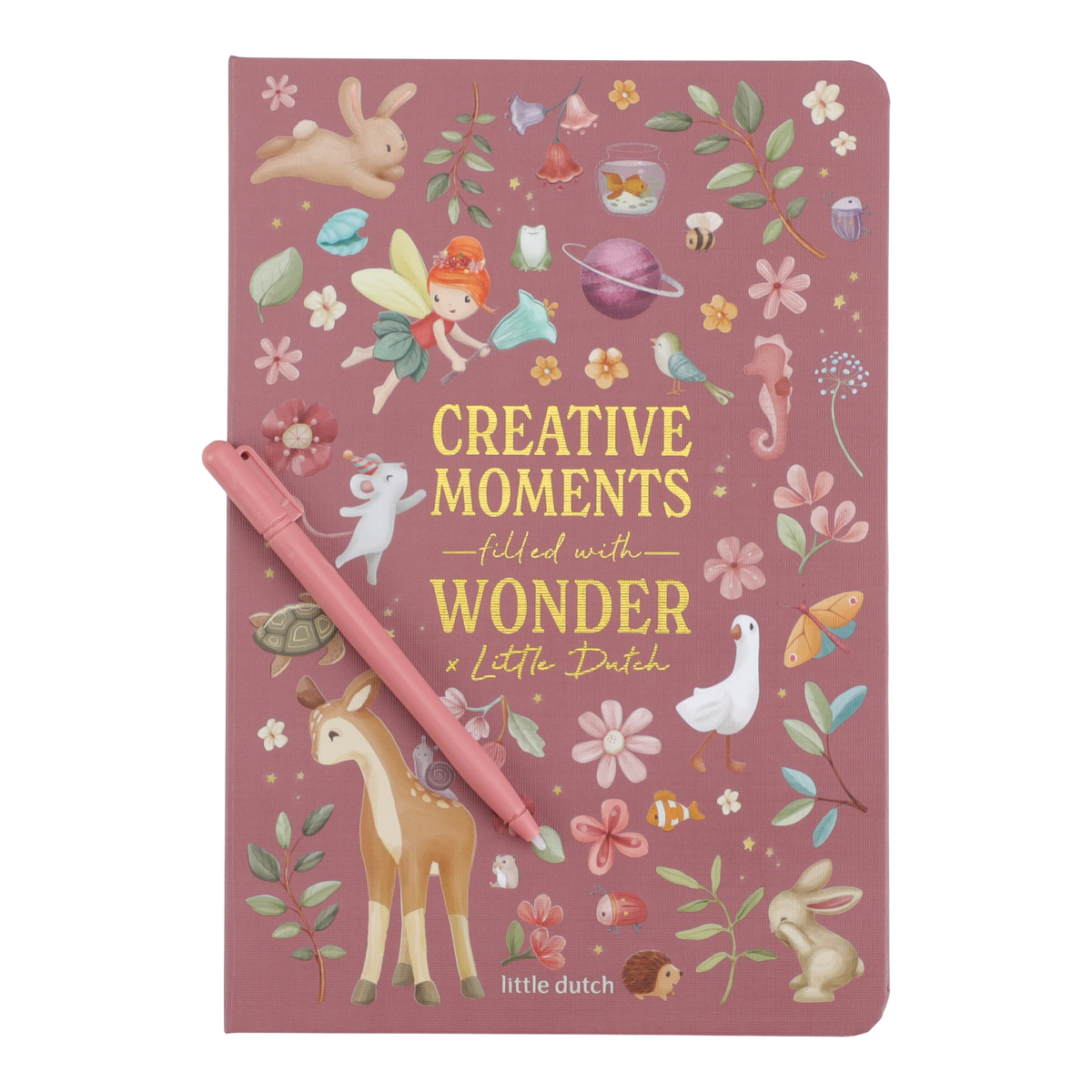 Tablette à dessin nomade enfant Creative Moments rose avec stylet