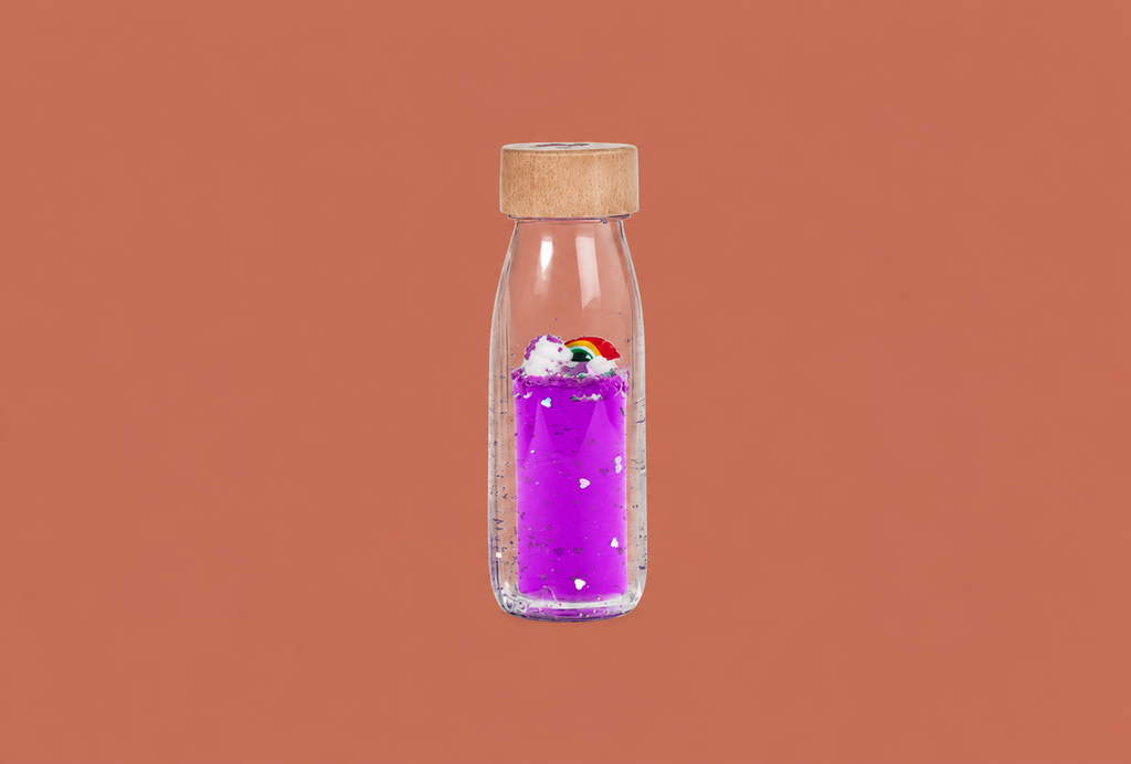 Bouteille sensorielle Arc-en-ciel Magique Petit Boum