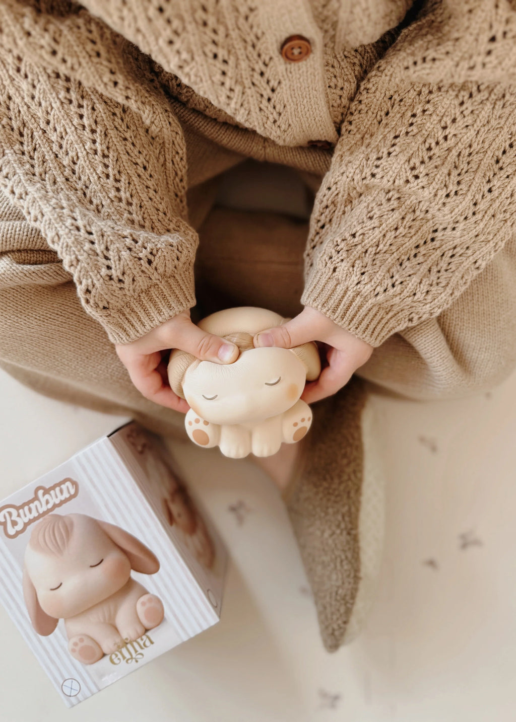 Squishy lapin - détail matière douce