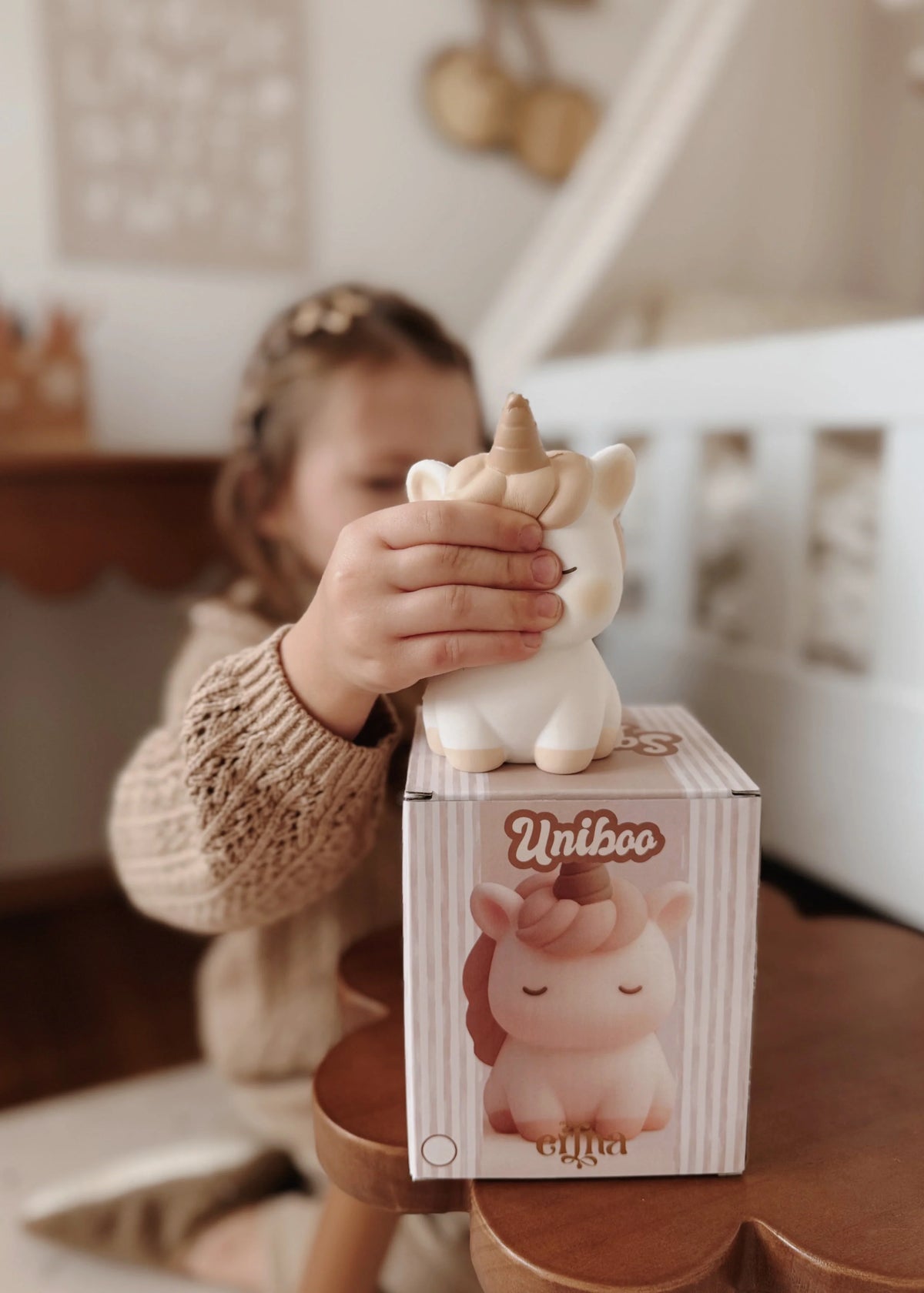 Squishy licorne - détail matière douce