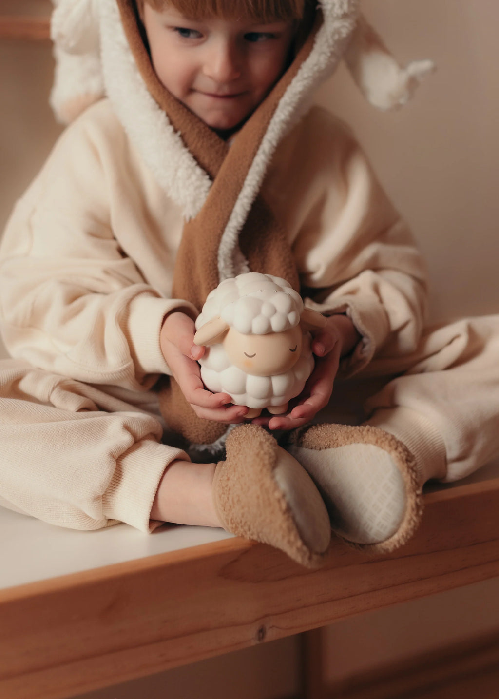Squishy mouton - détail matière douce
